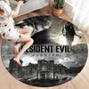 Resident Evil Round Area Rug Carpet Rug For Living Room Bedroom Sofa Playroom Decor Nonslip Floor Mat