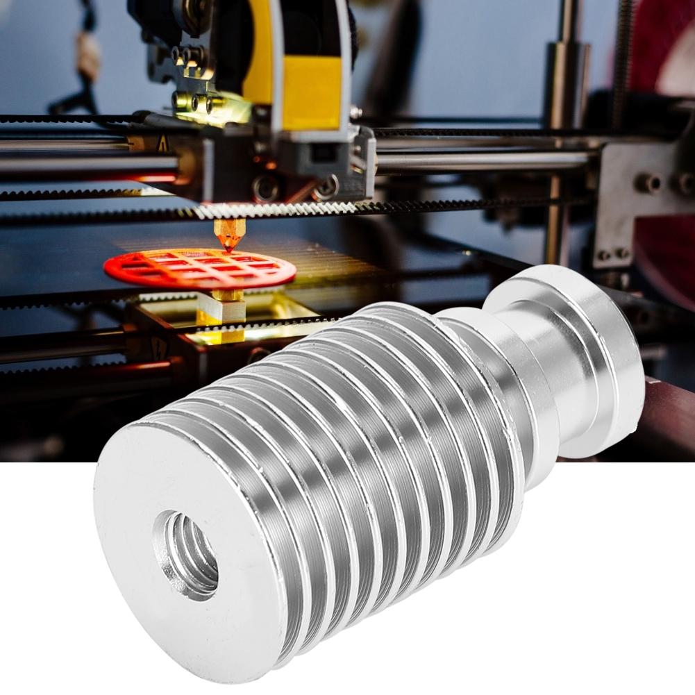 Heatsink Extruder Silver Stainless Steel 1.75mm Filament Upgrade Accessories for 3D Printer