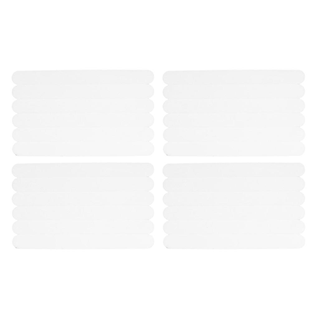 24pcs Bath Security Stickers Bath Tub Adhesive Treads for Bathtubs Showers Stairs and Floors