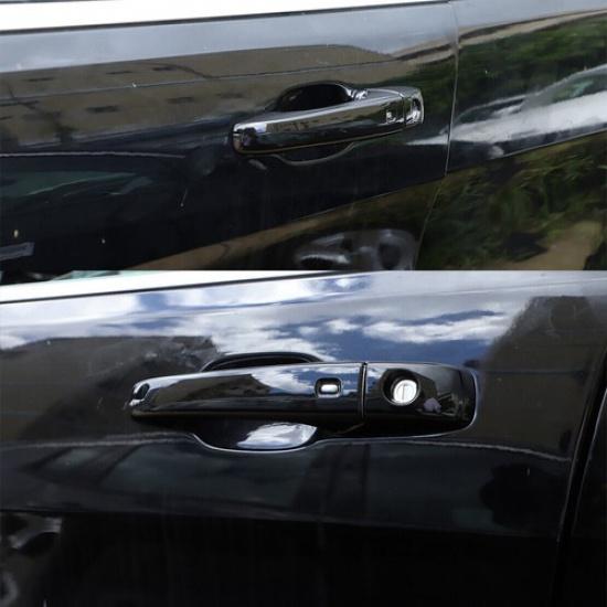 1 комплект черной накладки на ручку наружной двери, отделка, подходит для Chrysler 300 Sedan 2011-2022