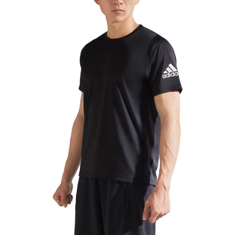 adidas Футболка Freelift Ultimate Aeroready D2M Азиатский размер 'Черно-белый' Мужская GU2771