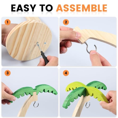 Ofegtom Banana Holder Stand, Durable Stainless Steel Hooked Banana Holder, Banana Hanger Stand, Creative Shaped Banana Holder