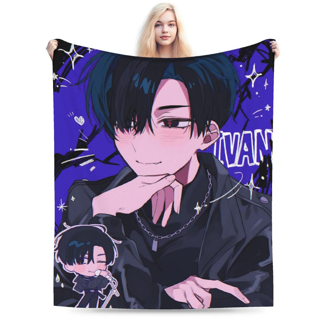Alien Stage Anime Blankets Fleece Winter Breathable Super Warm Throw Blanket for Bedding Travel Rug Piece