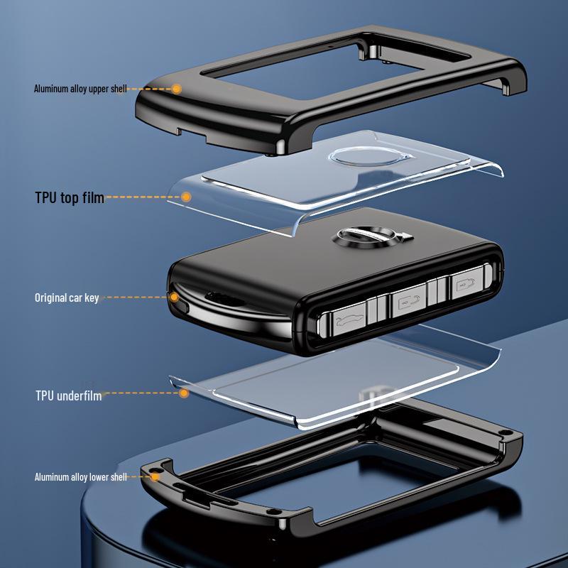 Мужской чехол для ключа Volvo: Совместим с XC60, S90, S60, XC90, V60, V90