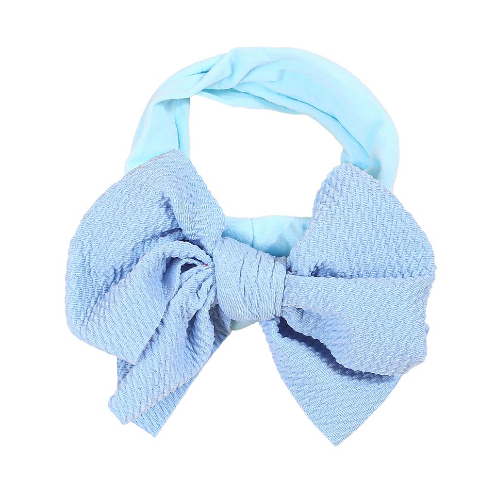 5-дюймовые тканевые банты для волос для детских повязок на голову, эластичные мягкие повязки на голову для новорожденных для маленьких девочек, детский тюрбан, детские аксессуары для волос