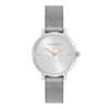 Authorized Dealer Olivia Burton Watch Ladies Ob24000021 Signature 28mm Bee Ultra Slim Metallic White Silver Mesh Watch [OLIVIA BURTON] &