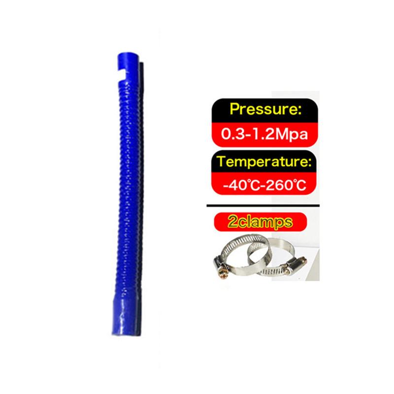 Universal Car Silicone Flexible Pipe 2 Clamps Car Radiator Hose Intake Hose Intercooler Tube For High Pressure High Temperature
