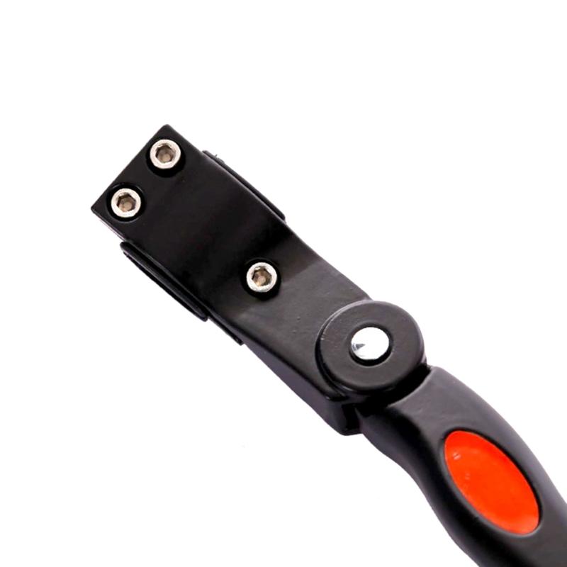Aluminium Alloy Rear Mount Bike Kickstand Adjustable Bicycles Kickstand Parking Stand Foot Brace Easy to Install