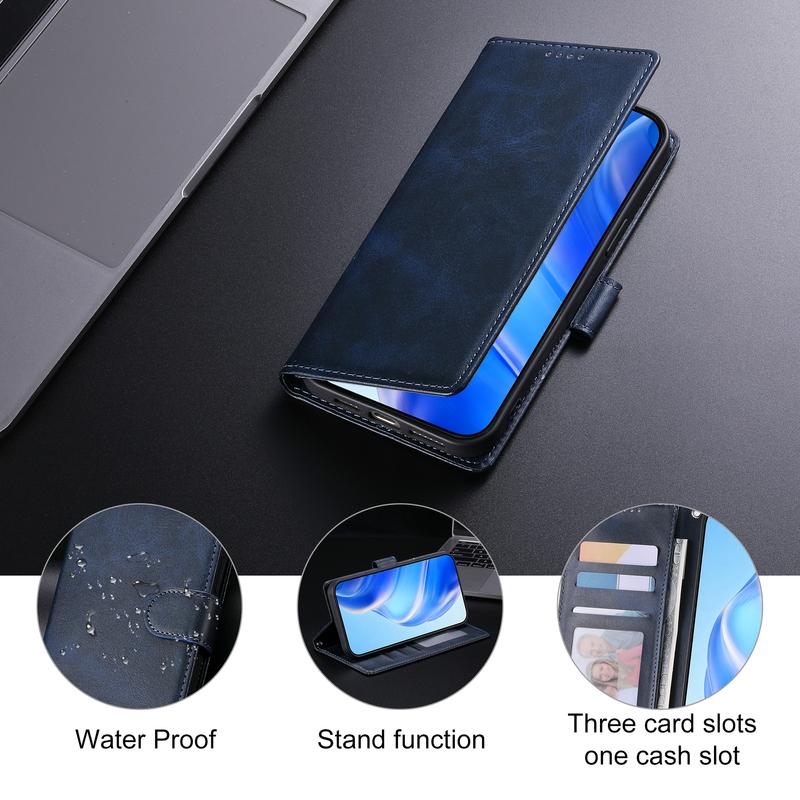 Кожаный чехол-книжка для Samsung Galaxy A17 A37 A57 A27 A36 A56 A16 A26 A15 A35 A55 A25 A05S A06 A14 A34 A54 A13 A53 Обложка-кошелек