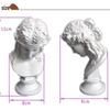 Мини-гипсовая фигурка из смолы: Модель персонажа для обучения рисованию и эскизов.