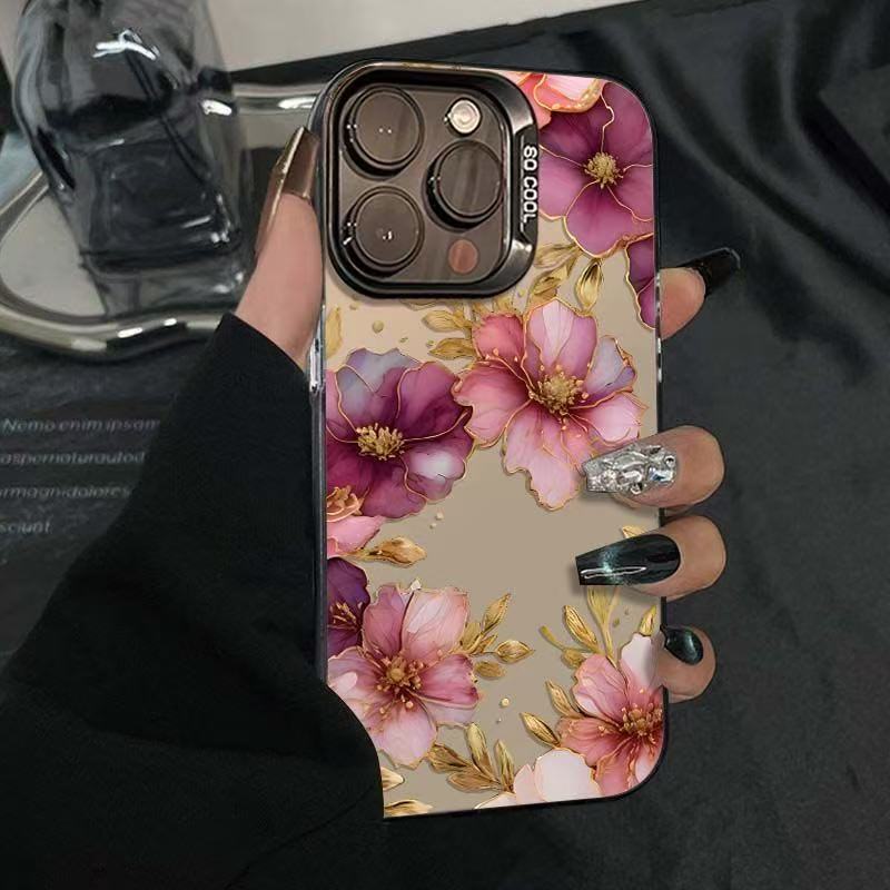 Новый цветок для чехла мобильного телефона iphone16 Apple 15promax/14 личность 13pro12 Япония и Корея 11xr
