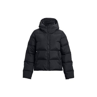 ColdGear Инфракрасный приталенный пуховик с капюшоном Женская верхняя одежда Черный 1378861-001