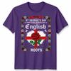 English St Georges Day Idea For Unisex Rose English Flag Tshirt