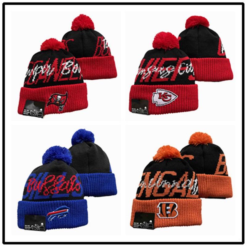 Football Baseball Ice Hockey Basketball Teams Knit Beanie Winter Warm Hat