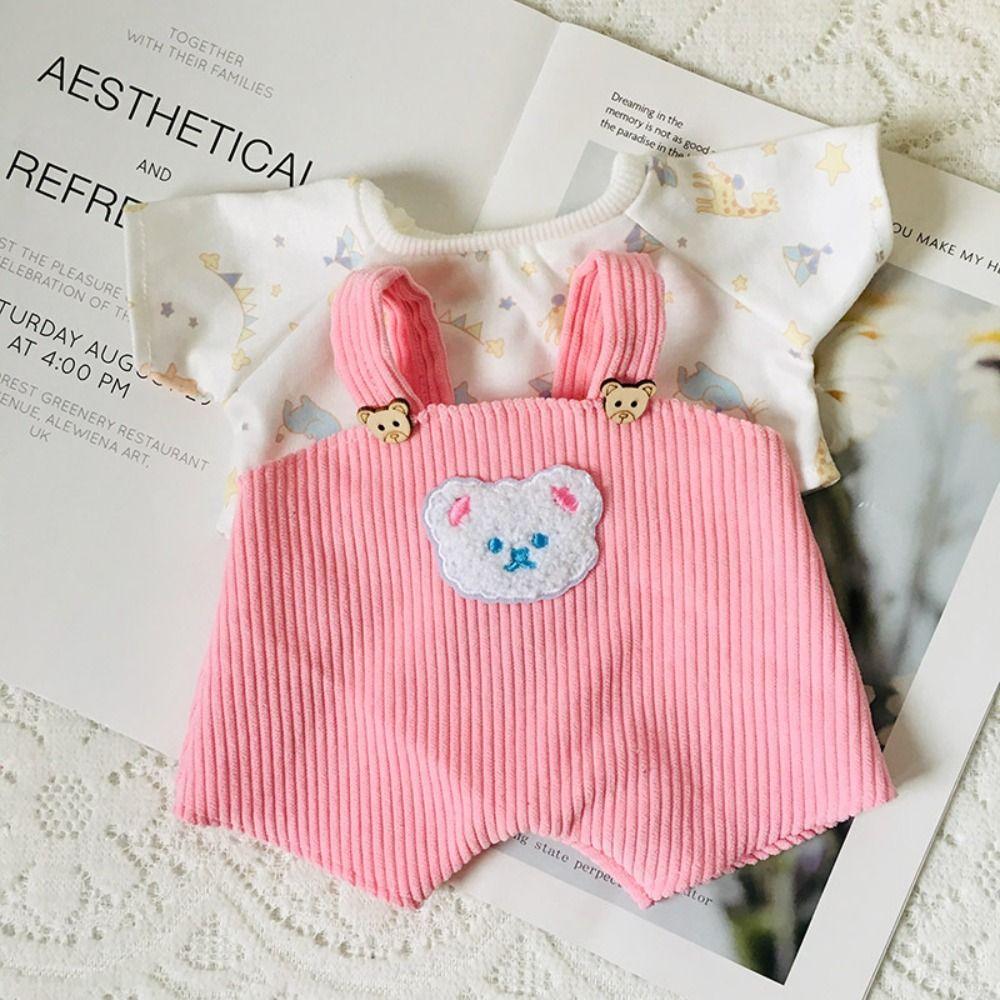 Одежда для шарнирного мишки ручной работы, Наряд для куклы своими руками, Модный мини-костюм с подтяжками, 30 см шарнирный мишка