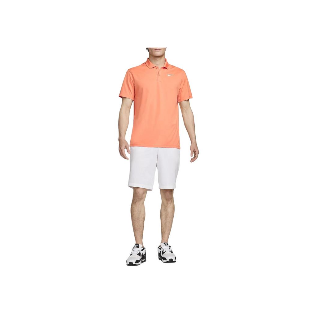 Nike Dry Fit Victory Solid Casual Short Sleeve Polo Shirt Men Polo Shirts Orange DH0823-871