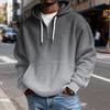 Мужская повседневная однотонная толстовка с капюшоном на молнии, повседневная футболка с длинным рукавом на молнии