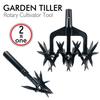 Garden Aerator Garden Soil Scarifier Wear Resistant 2 In 1 Ventilated Scarifier Rotary Tiller for Garden Rotary Cultivator Tool