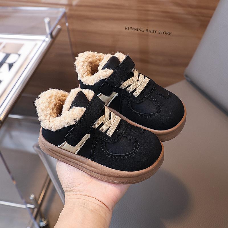 Высококачественные детские кроссовки замшевые повседневные туфли зимние новые холодостойкие детские мальчиковые сноубутсы