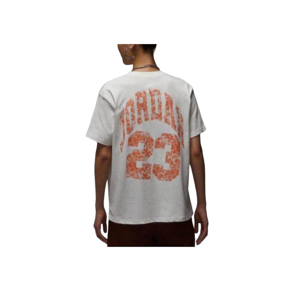 Jordan Пуловер Удобная Простая Футболка с Коротким Рукавом Женские Топы HV0199133