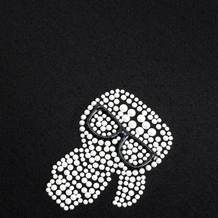 KARL LAGERFELD T Shirt Men's Black 241N1712-