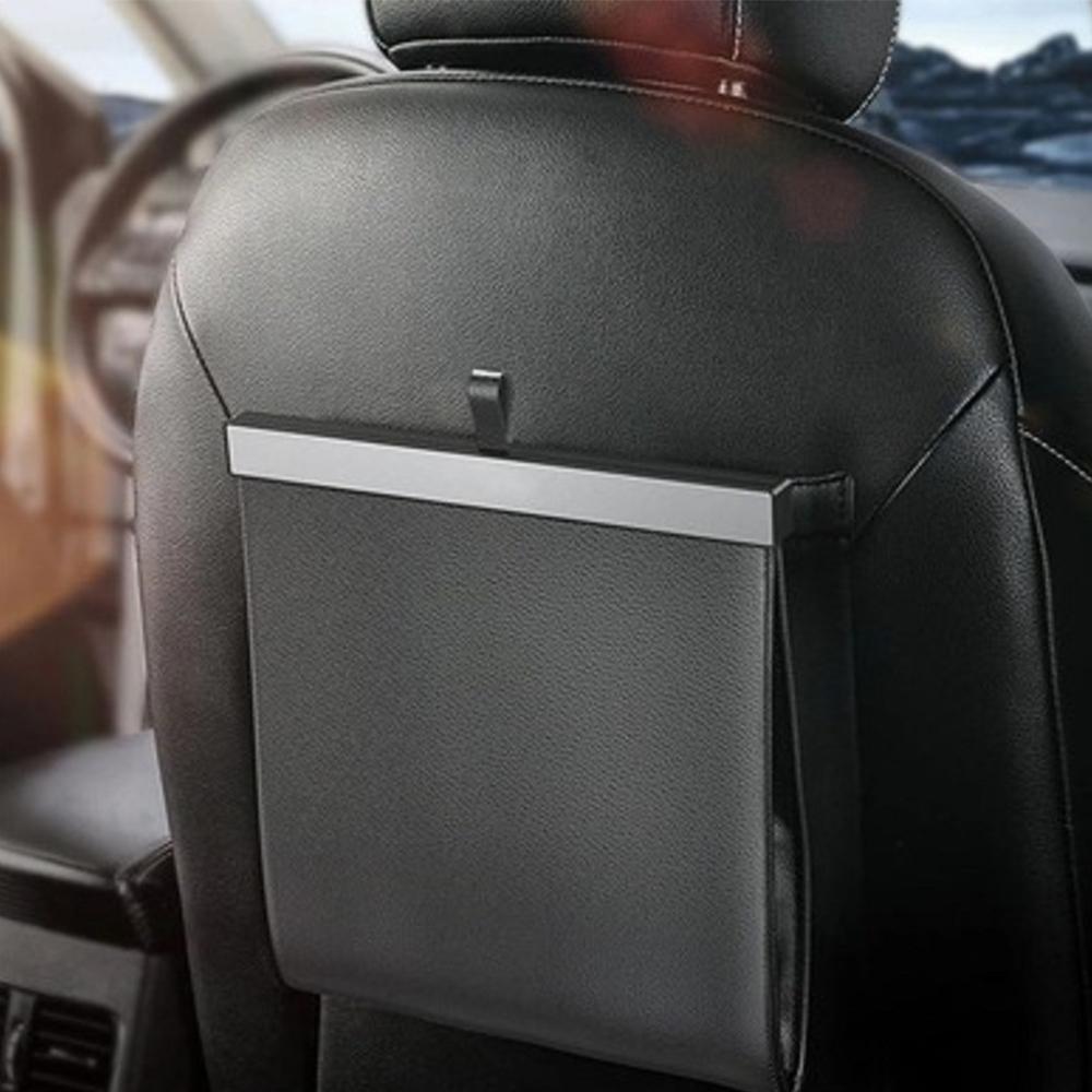 Автомобильный мусорный мешок с магнитной адсорбцией, складная спинка сиденья, карман для мусорного ведра, герметичные изделия для салона автомобиля