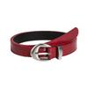 PU Leather Women's Belt Y2k Dress Jeans Belt Fashionable Thin Waist Belt  For Girls
