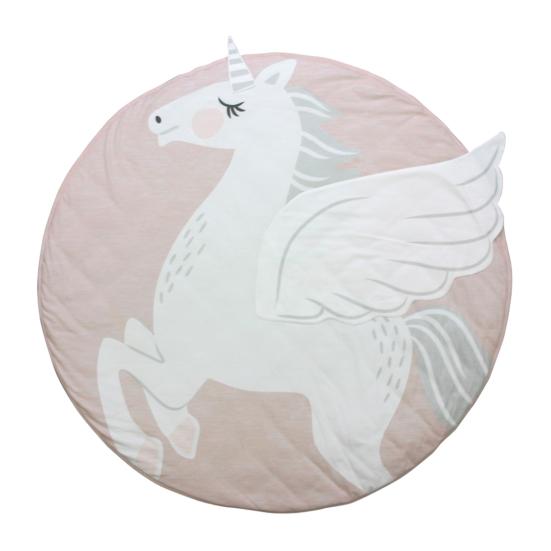 Детский игровой коврик из мягкого материала, коврик для ползания для малышей, круглый дизайн, коврик для занятий для младенцев с рисунком животных, коврик для ползания для младенцев