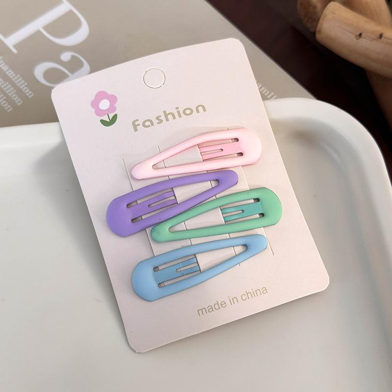 4-5 шт., желто-зеленая челка, боковой зажим, головной убор, волосы девушки, боковой зажим для волос, простая заколка, милый аксессуар для волос
