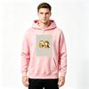 Men's Pullover Hoodie, Cute Cartoon Chibi Character Print Casual Long Sleeve Hooded Sweatshirt for Daily Wear