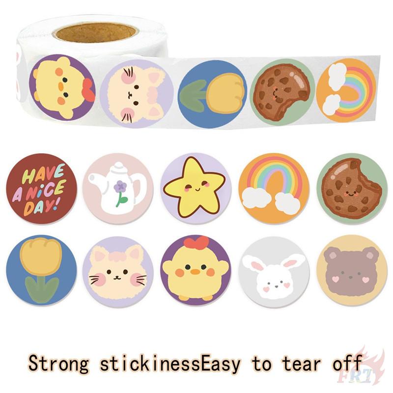 500 шт./рулон Исцеляющие мультяшные детские наклейки для поощрения - Сделай сам Скрапбуки Альбом Декор Герметизирующие этикетки Наклейки