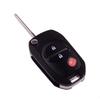 Car Flip 3 Button Remote Key Fob Shell Case Fit for Toyota Sienna Highlander Tacoma Tundra Sequoia 2007 2008 2009 2011 2012 2013