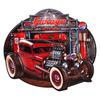 [A3208] - Retro Metal Sign 'Garage' Red Black - 50x45 M