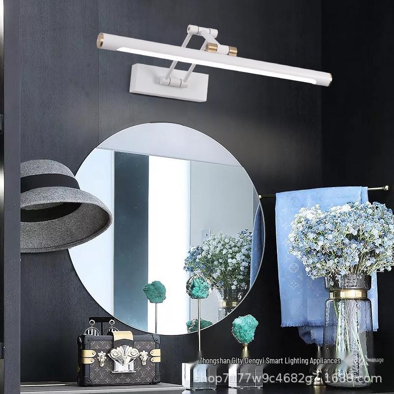 Adjustable LED Makeup Light for Foldable Bathroom Mirror Cabinets
