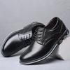 Brand Men Shoes Business Leather Shoes Office Casual Shoes for Men Black Oxfords Breathable Male Loafer Comfort Men Shoe Size 48