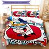 3pcs Custom Name Dexter's Laboratory Bedding Set Duvet Cover Closure Includes 1 Duvet Cover & 2 Pillowcases for All Seasons Bedroom Decor