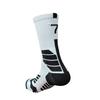 Qiao Kushi Mid-Calf Sports Socks, Thick Terry, Sweat-Absorbent, Adult Basketball Socks
