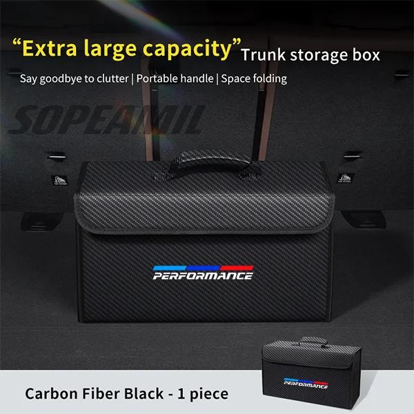 VJCL7 For BMW M X1 X2 X3 X4 X5 X7 E46 E60 E70 E72 E82 E90 E92 G05 G10 G20 G30 F05 F10 F20 F25 F30 Car Trunk Organizing And Storage Box