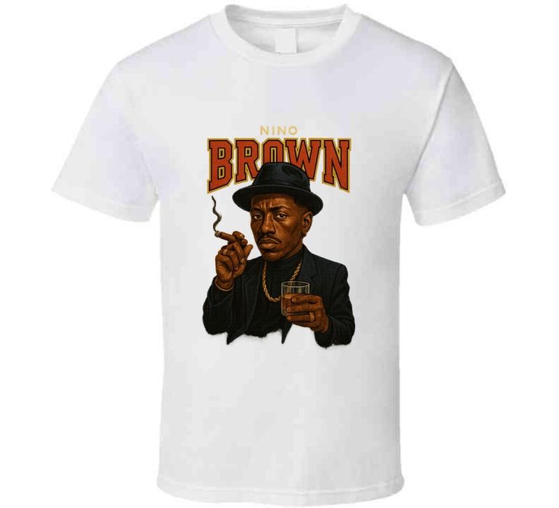 New Jack City Nino Brown Snipes Retro Hip Hop Caricature Unisex T-shirt