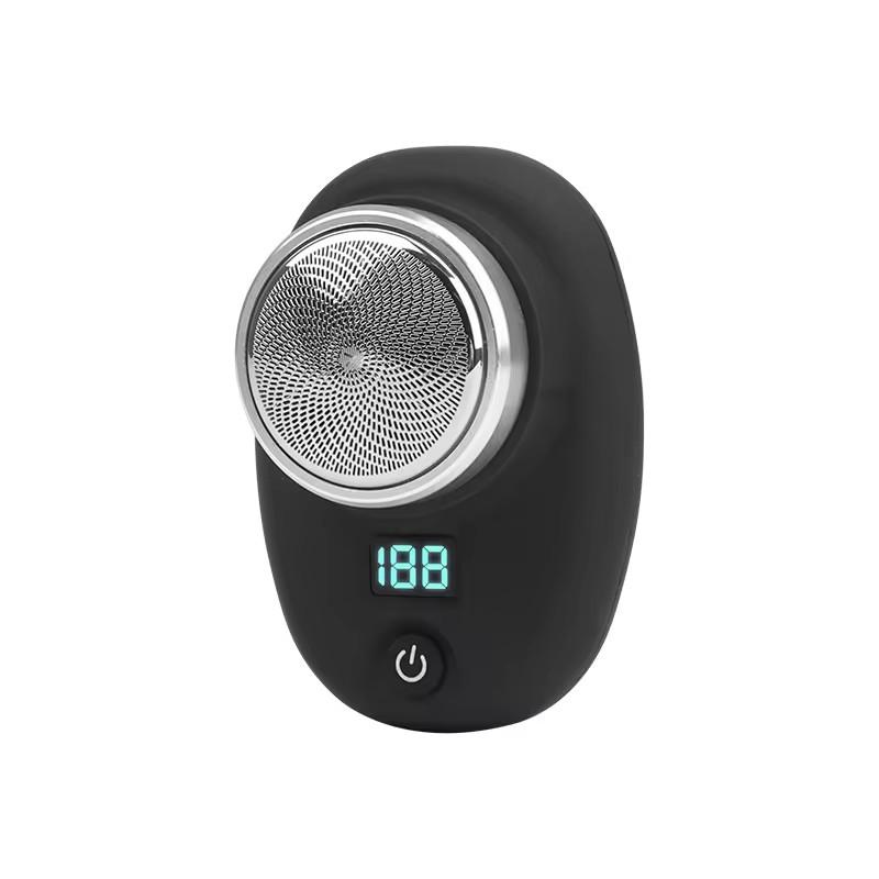 Мини-карманная электробритва Бритва, которую можно мыть в сухом и влажном режиме, быстрая зарядка, тип C, перезаряжаемый цифровой дисплей, портативная электробритва, зарядка 1 час