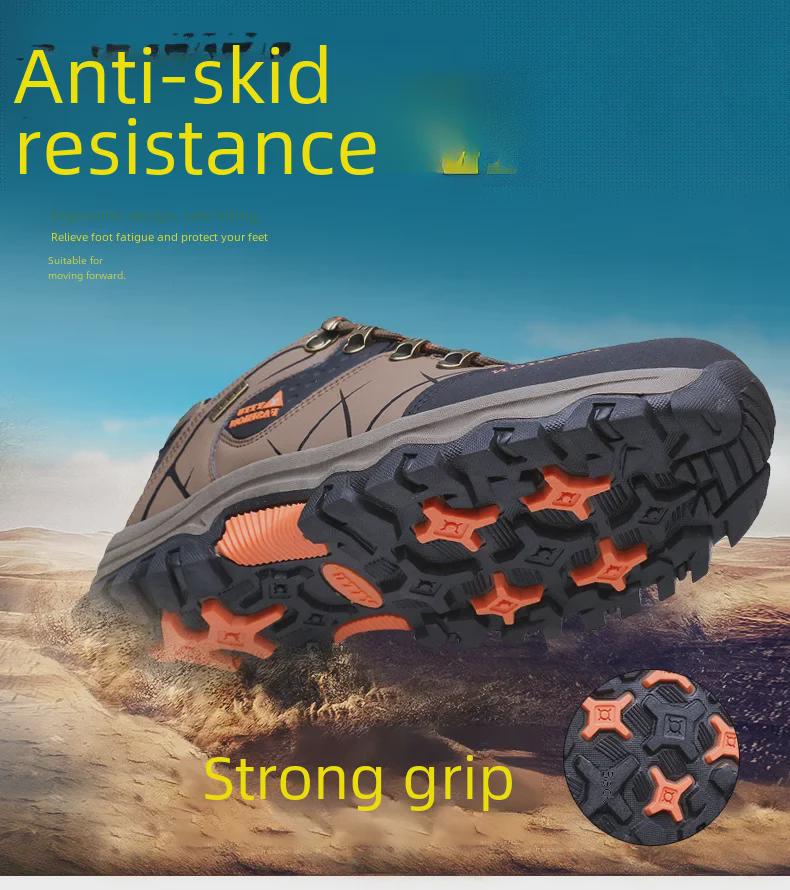 Мужские кроссовки для походов на весну, большой размер 47 — низкие, нескользящие, повседневная обувь для спорта на открытом воздухе