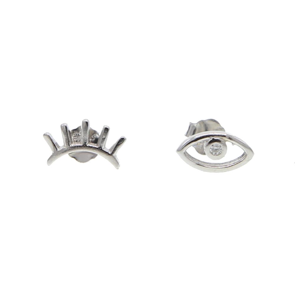 Promotion High Quality Simple Design 10mm Eye Eyelash Earring for Women Fashion Jewelry
