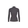 X SKIMS Women's Weightless Layers Mock Neck Long Sleeve Top Lead