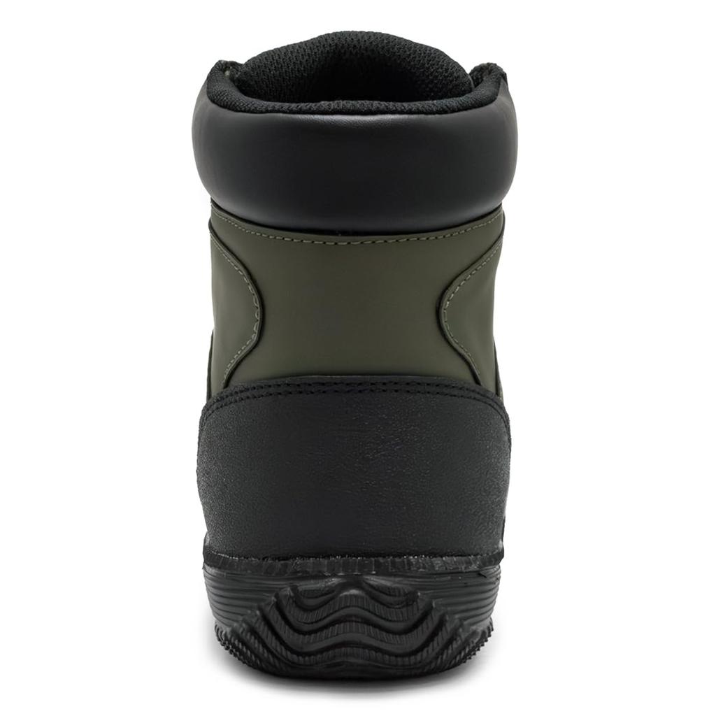 Edwin Safety Wide Rubber Steel Toe Work Esm101 Size Men's High-Top Sneakers, Fit, Lightweight, Shock-Absorbing, Non-Slip, Sole, Cap, Lace-Up, Shoes,