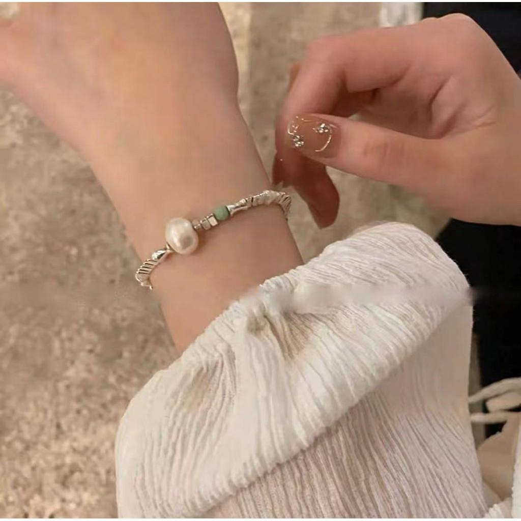 Dopamine Fashionable Summer Rainbow Beaded Flower Bracelet For Women Trendy Gift Jewelry