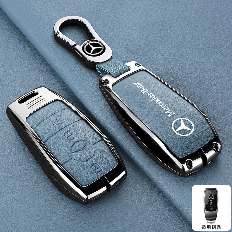 CRL1 Car Smart Remote Key Case Fob Cover Bag For Mercedes Benz A C E S G Class GLC CLE CLA GLB GLS W177 W205 W213 W222 X167 AMG