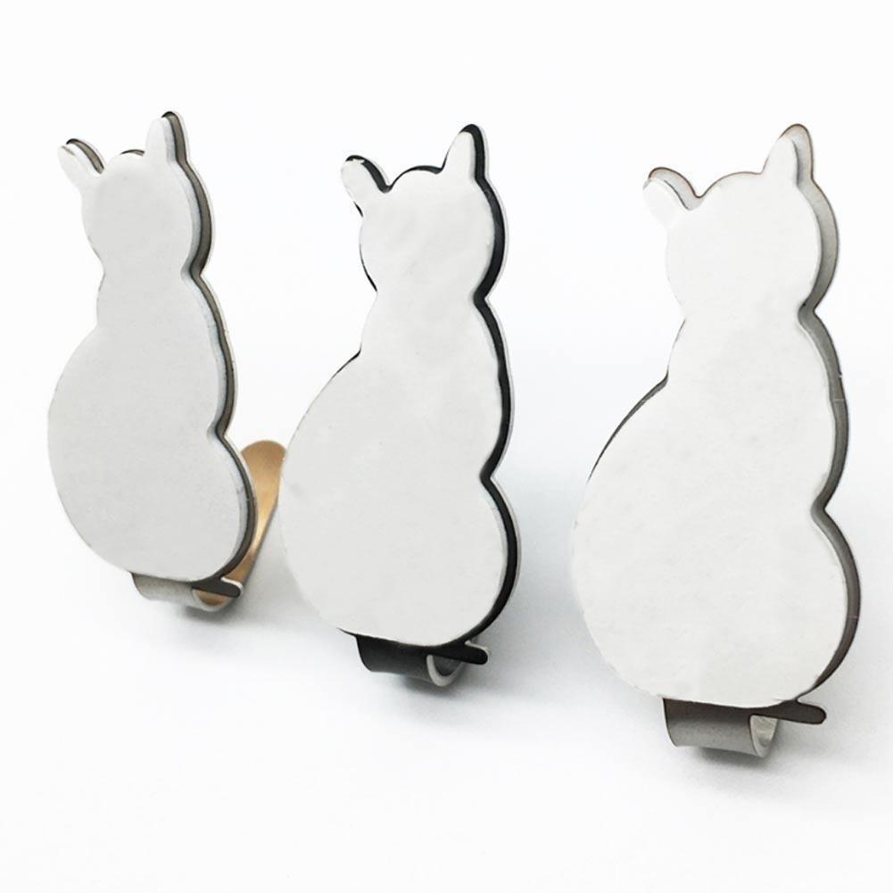 2 шт./компл. кошачий хвост в форме кухонной стены, двери, металлический крючок, клейкая лента, вешалка для ключей, декоративный держатель