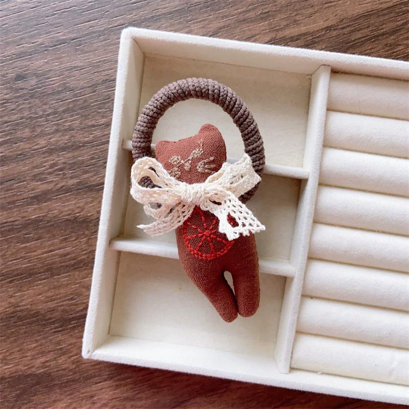 Детская милая резинка для волос с животными, эластичная, с кроликом, резинки для волос для девочек, резинка для волос с детским слоником, детские повязки на голову, аксессуары для волос