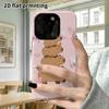 Phone Case: 2D flat design suitable for iPhone 18 17 16 15 14 13 Pro film protection case, couple style, stacking capybara, Christmas and Halloween gi