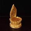 Resin Gold Base Backlight of Guanyin Bodhisattva Buddha Statue Lotus Platform Raised Base Home Furnishings